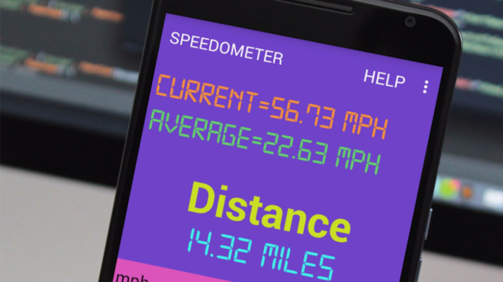 Gps speedometer for car